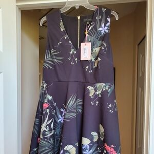 Ted Baker London NWT Black/floral sz 5